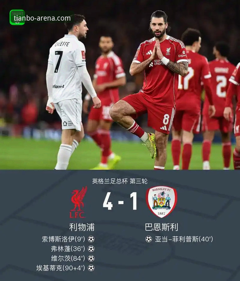 天博app2026新版功能详解 资深用户分享:如何在天博体育平台深度复盘利物浦的足总杯晋级之路